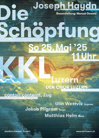 Konzert Haydn die Schöpfung, Plakat Cover