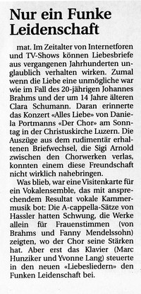 Bild mit Text zum Laden: NLZ Mai 2010 | Nur ein Funke Leidenschaft