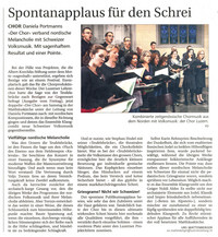 Bild mit Text zum Laden: NLZ 29-04-2013 | Spontanapplaus für den Schrei